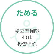 ためる　積立型保険・資産運用